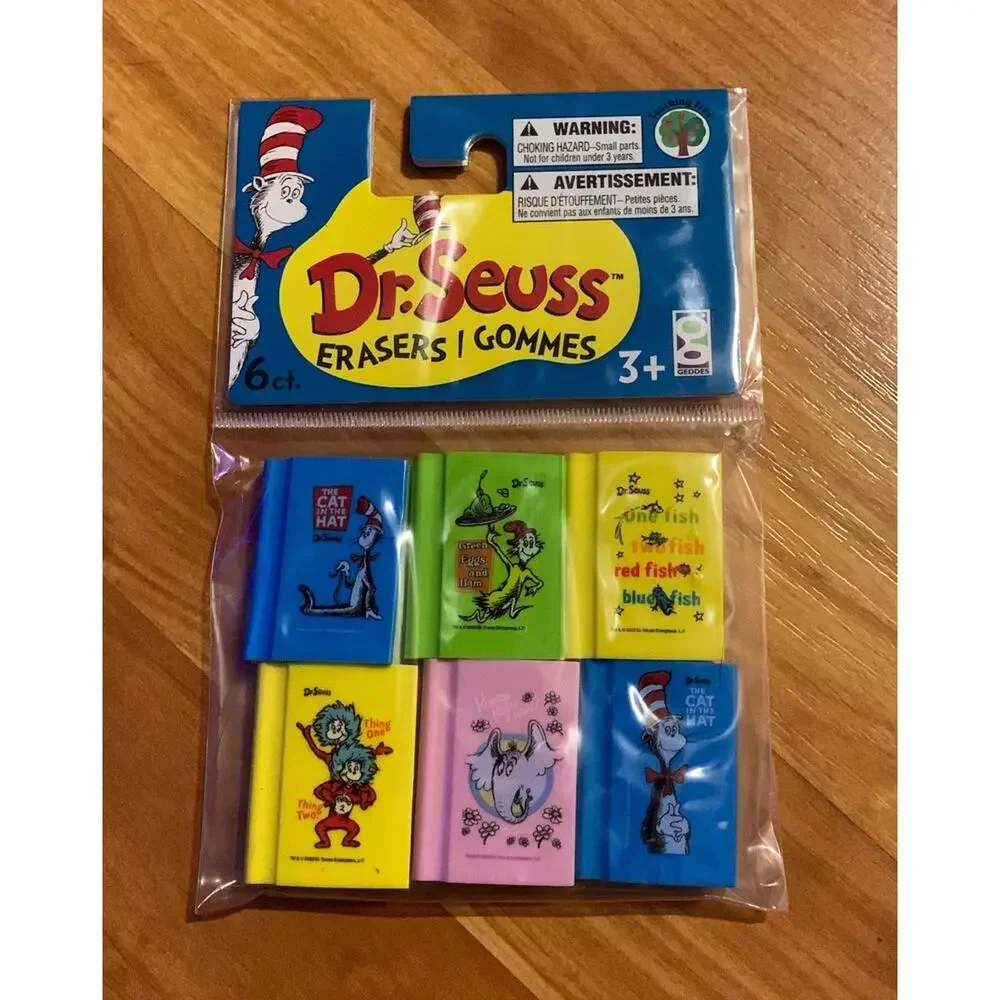 Collectable‎ Dr.Seuss pack of Erasers